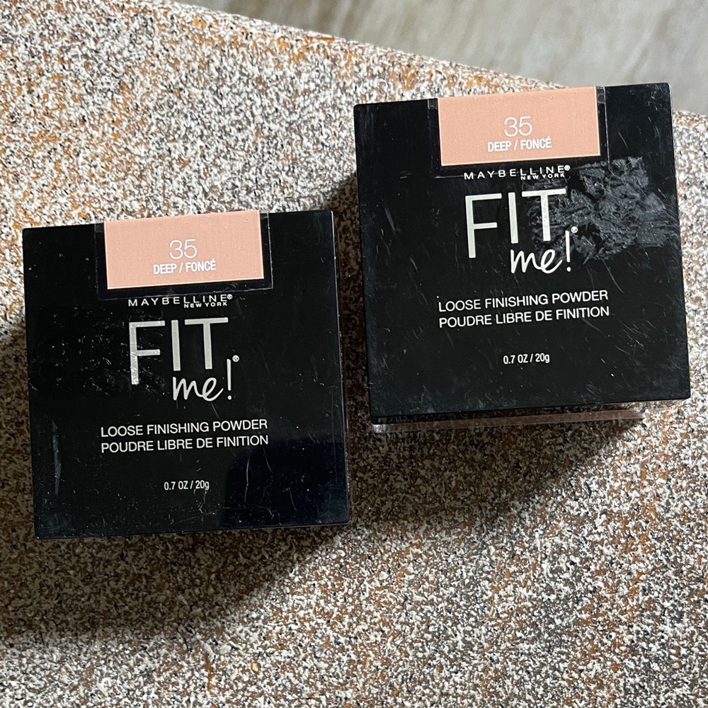 2 Maybelline Fit Me Loose Powder - Deep 35